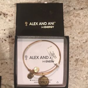 Alex and Ani BOSTON Goldtone Bracelet